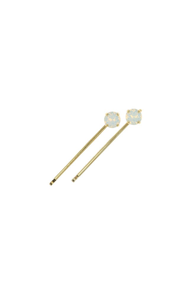 Little Gem Crystal Bobby Pin Pair